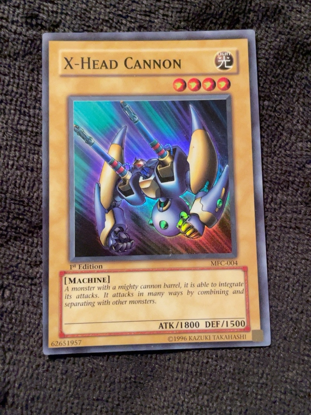 Yu-Gi-Oh! X-Head Cannon MFC-004 1st Edition Super Rare